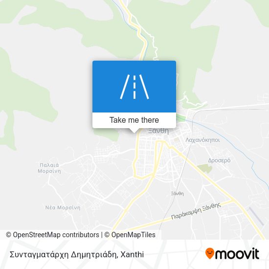 Συνταγματάρχη Δημητριάδη map