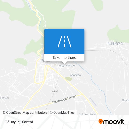 Θάμυρις map