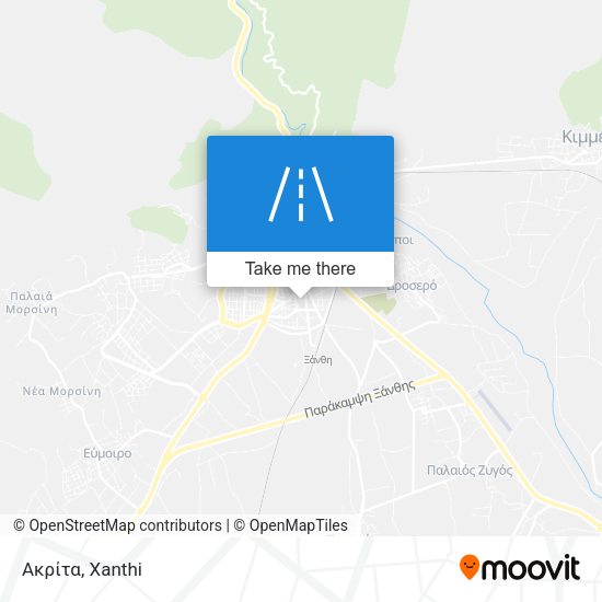 Ακρίτα map