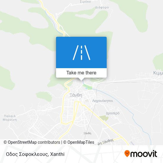 Οδος Σοφοκλεους map