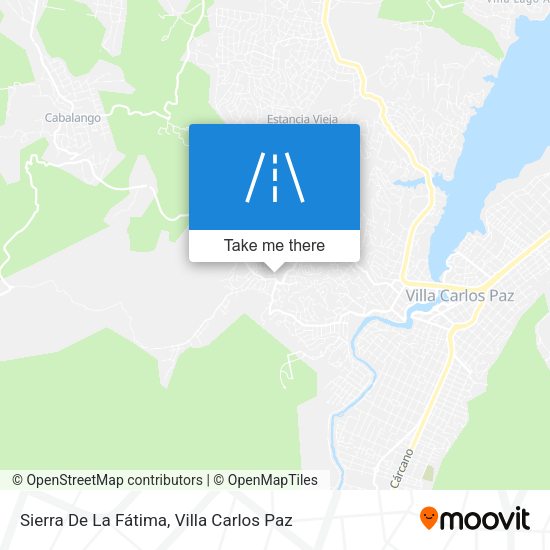Mapa de Sierra De La Fátima