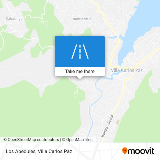 Los Abedules map