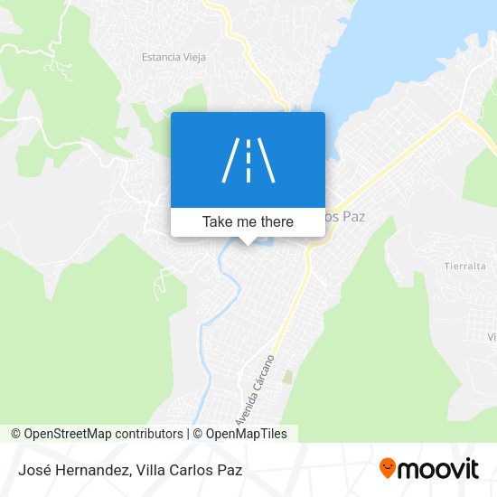 José Hernandez map