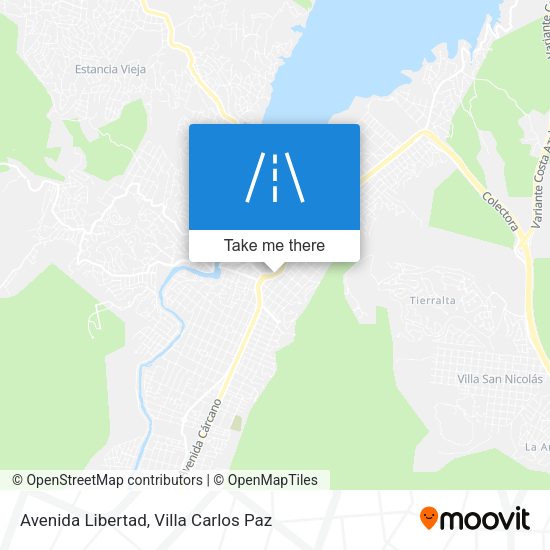 Mapa de Avenida Libertad