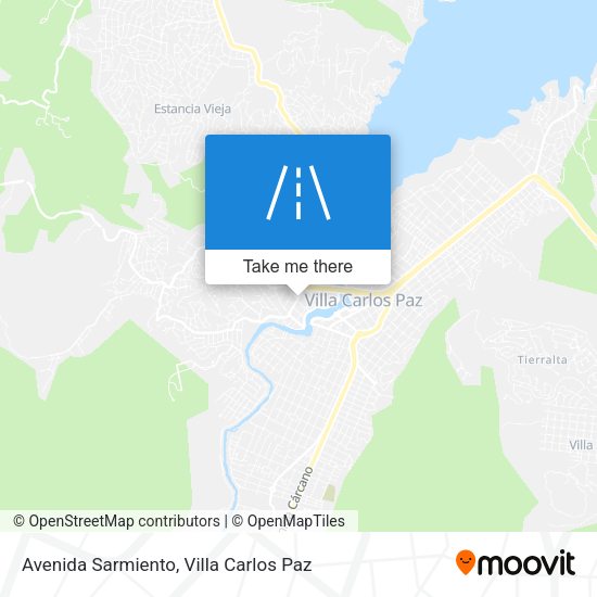 Avenida Sarmiento map