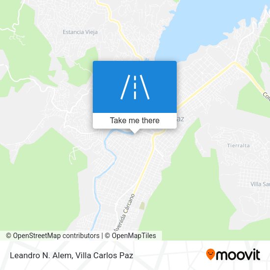 Mapa de Leandro N. Alem