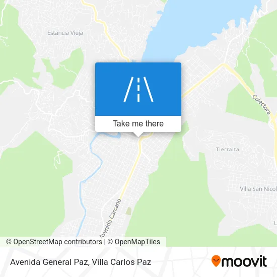 Mapa de Avenida General Paz