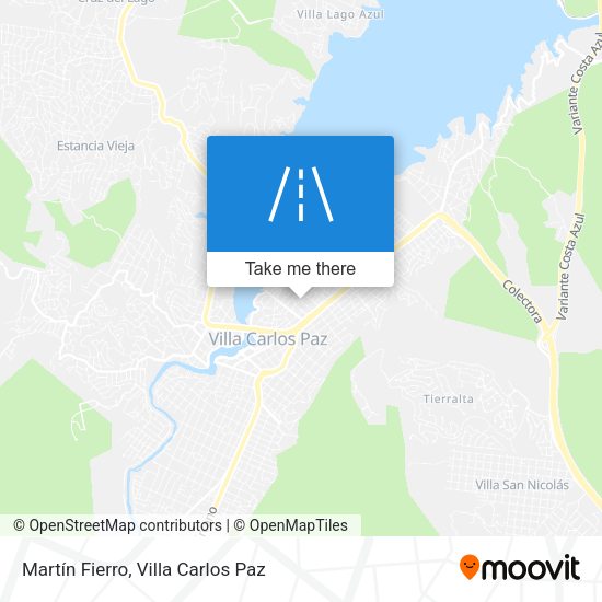 Martín Fierro map