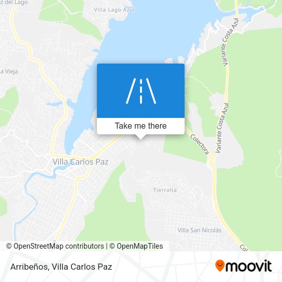 Arribeños map
