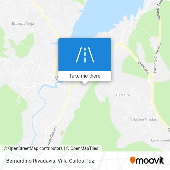 Mapa de Bernardino Rivadavia