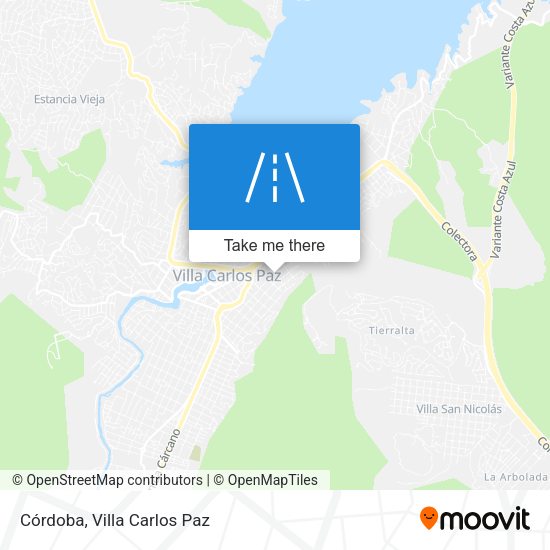 Córdoba map