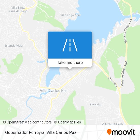 Mapa de Gobernador Ferreyra