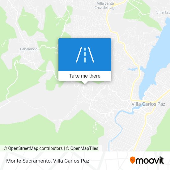 Monte Sacramento map