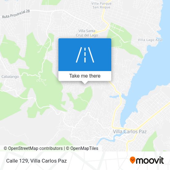 Mapa de Calle 129