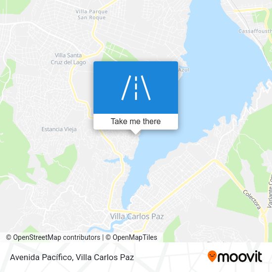 Avenida Pacífico map