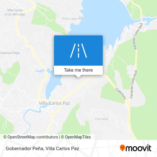 Mapa de Gobernador Peña