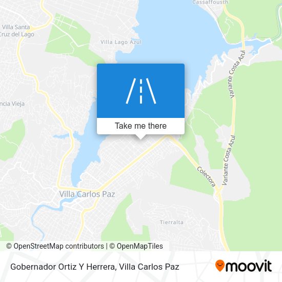 Mapa de Gobernador Ortiz Y Herrera