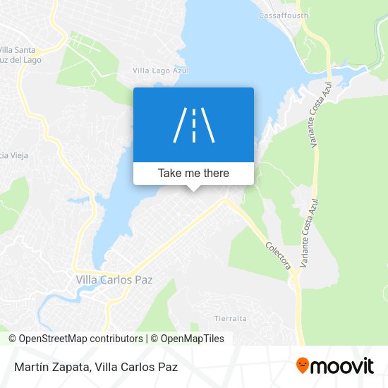 Martín Zapata map