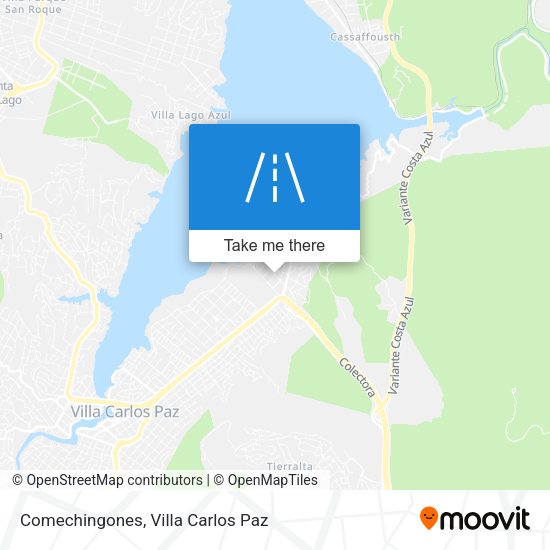 Comechingones map
