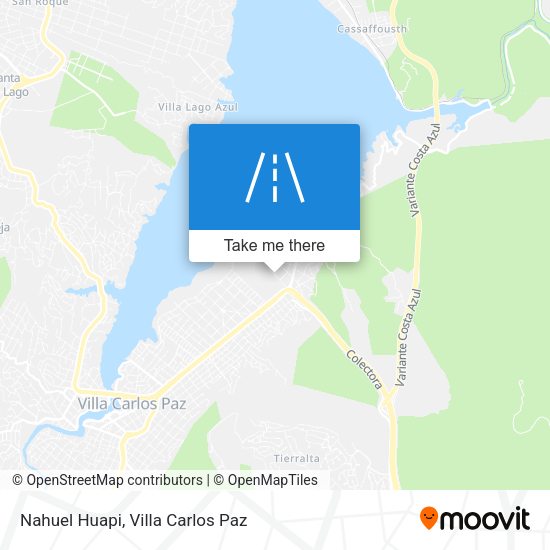 Nahuel Huapi map