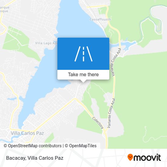 Mapa de Bacacay