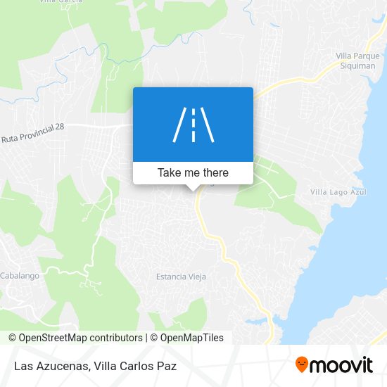 Las Azucenas map