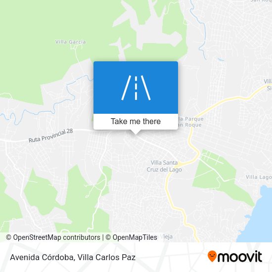 Avenida Córdoba map