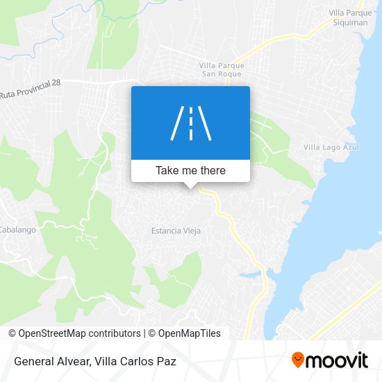General Alvear map