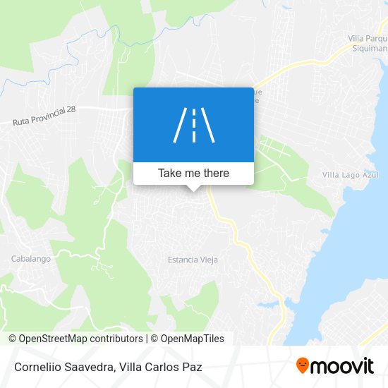 Corneliio Saavedra map