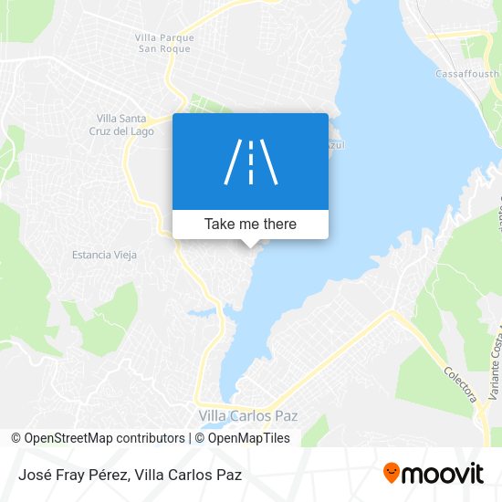 José Fray Pérez map