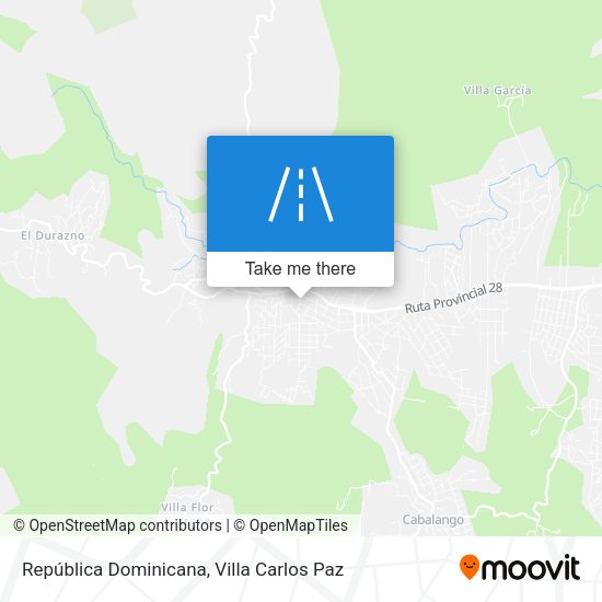 República Dominicana map