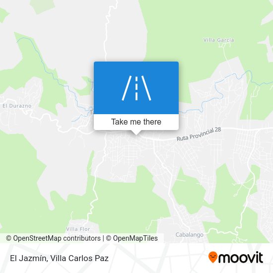 Mapa de El Jazmín