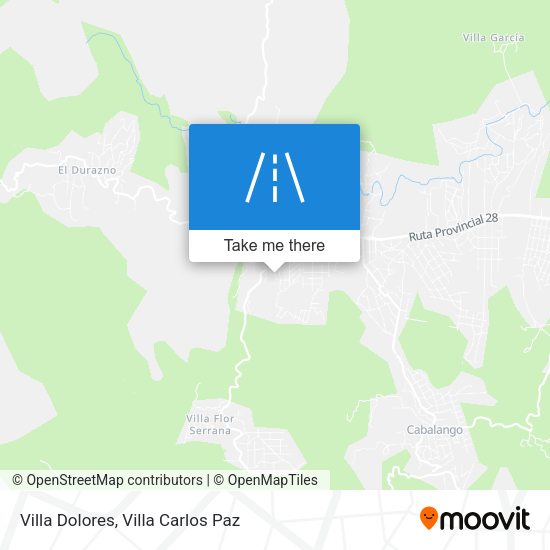 Villa Dolores map