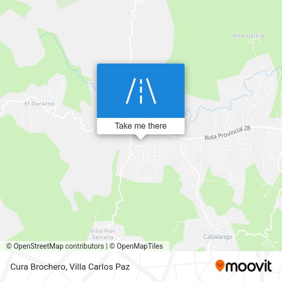Mapa de Cura Brochero