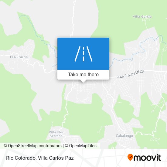 Río Colorado map