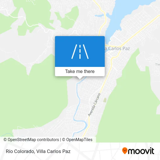 Río Colorado map