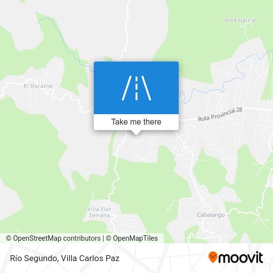 Mapa de Río Segundo