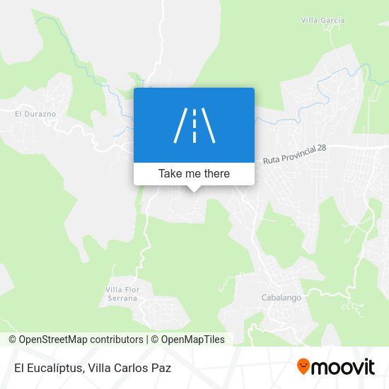 El Eucalíptus map
