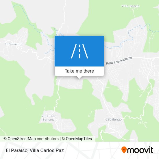 Mapa de El Paraíso