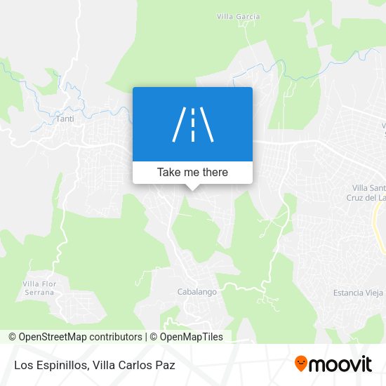 Los Espinillos map
