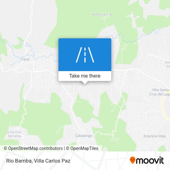 Río Bamba map