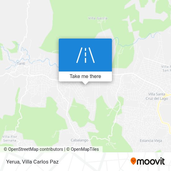 Mapa de Yerua