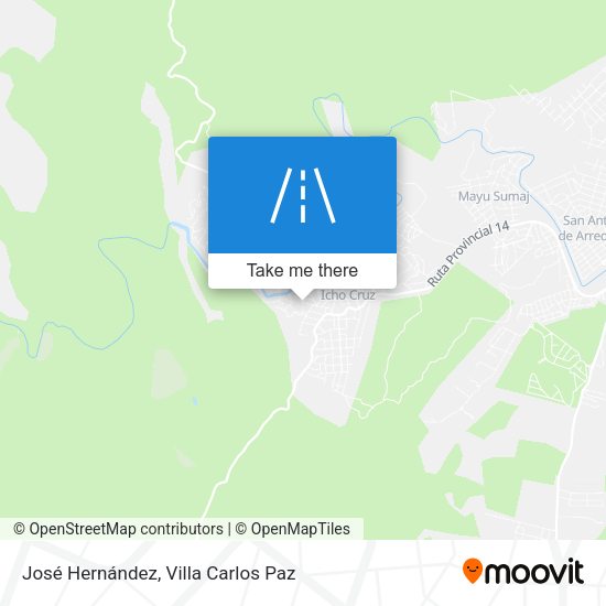 Mapa de José Hernández