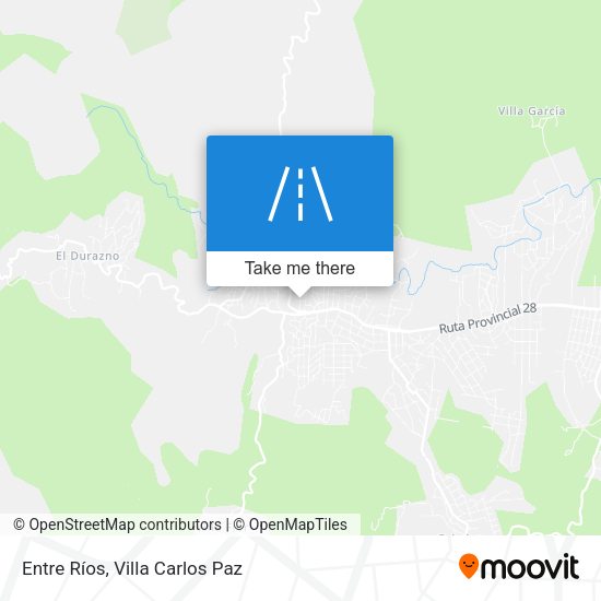 Mapa de Entre Ríos