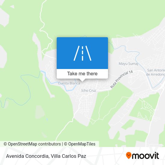 Avenida Concordia map