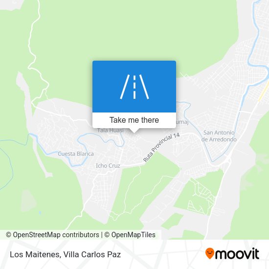 Mapa de Los Maitenes