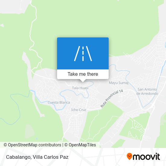 Mapa de Cabalango