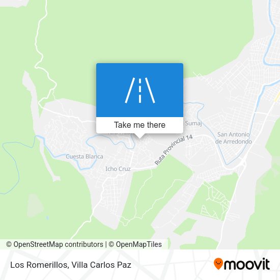 Mapa de Los Romerillos