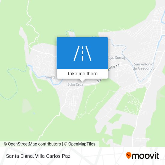 Mapa de Santa Elena