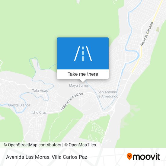 Mapa de Avenida Las Moras